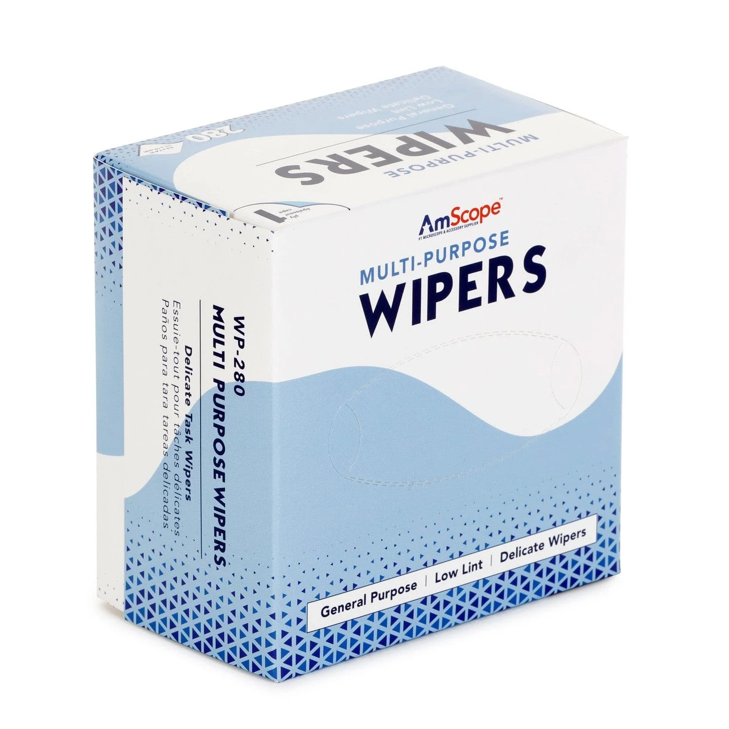 AmScope Multi-Purpose Task Wipers - 280 Count - Image 6