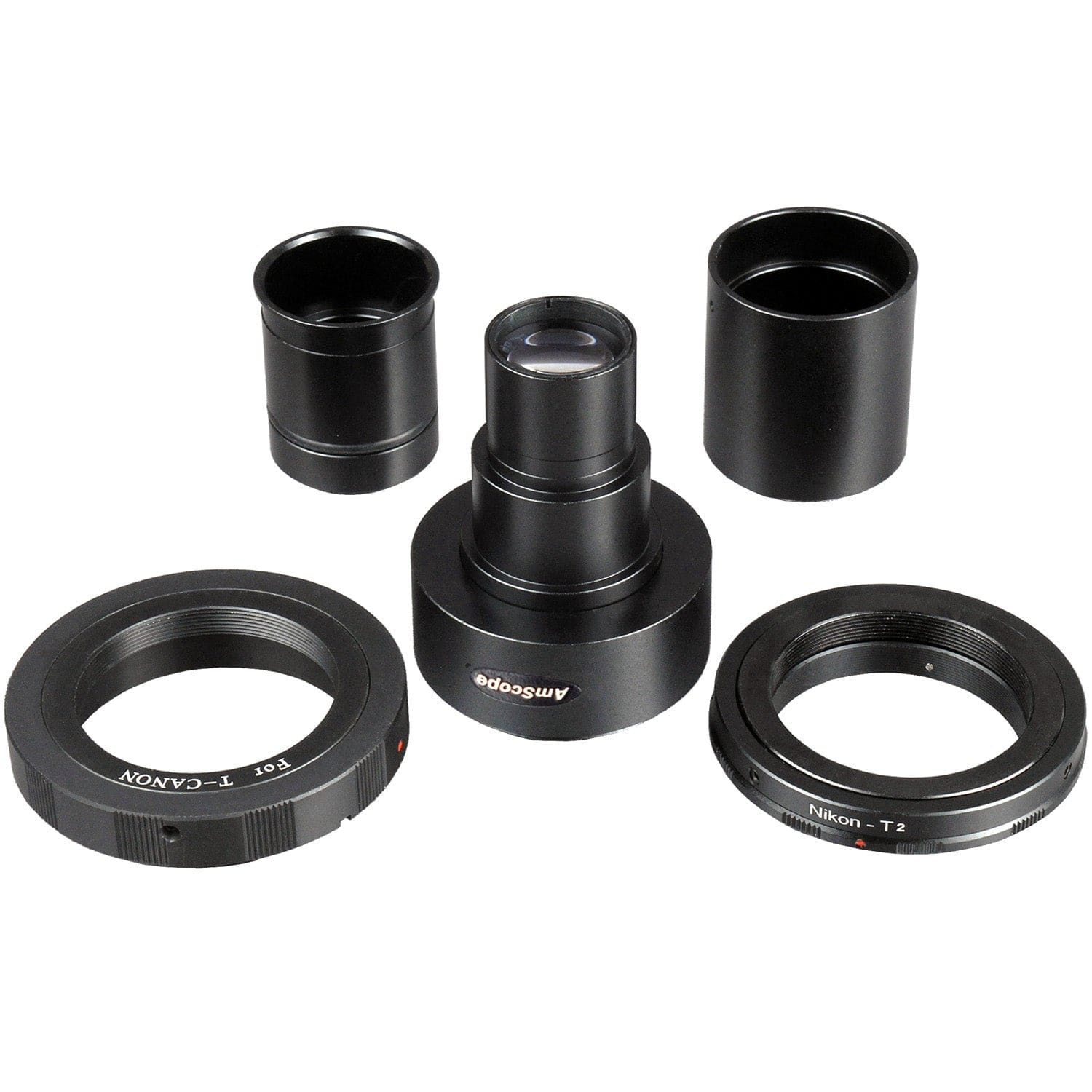 AmScope Canon and Nikon SLR/DSLR Camera Adapter for Microscopes