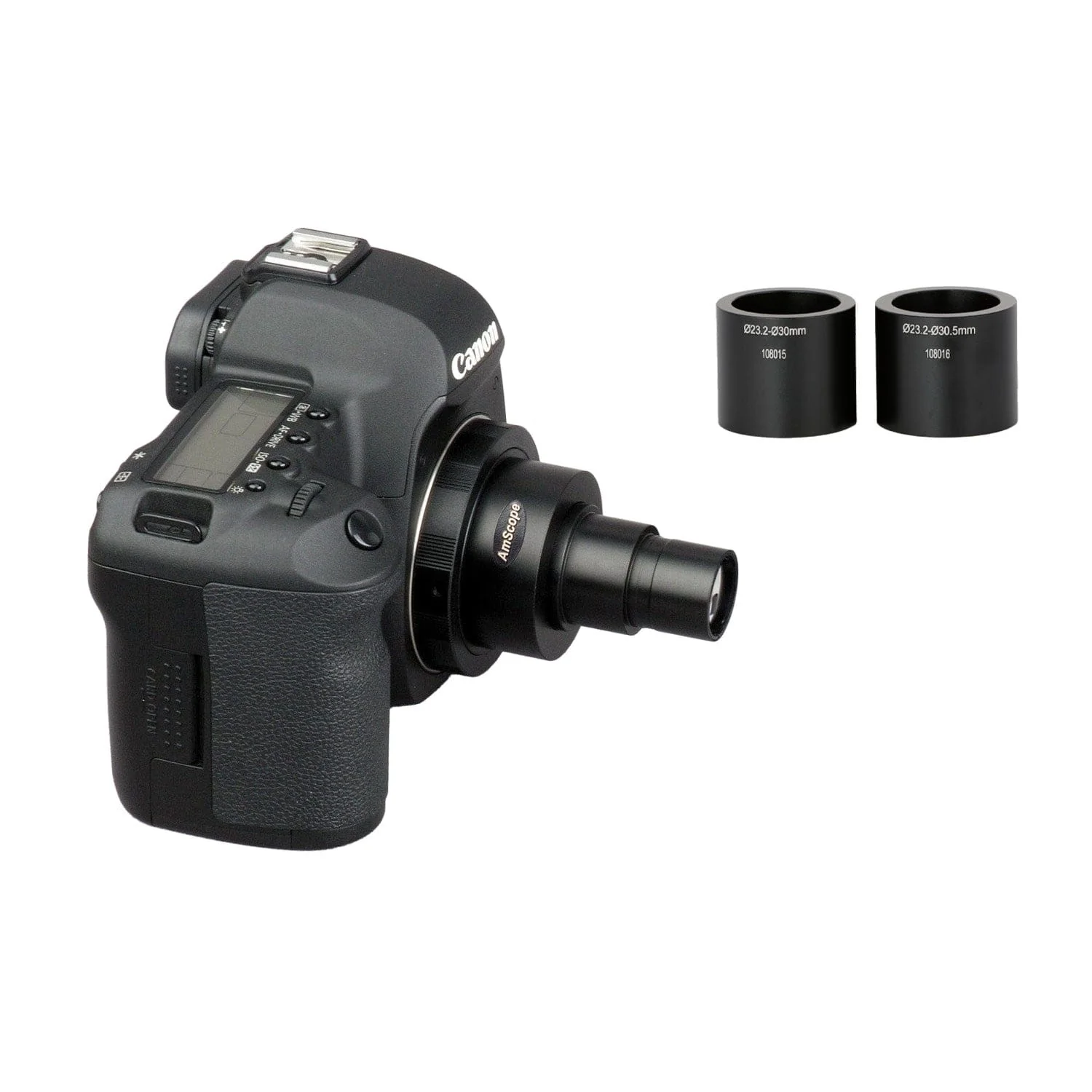 AmScope Canon and Nikon SLR/DSLR Camera Adapter for Microscopes - Image 2
