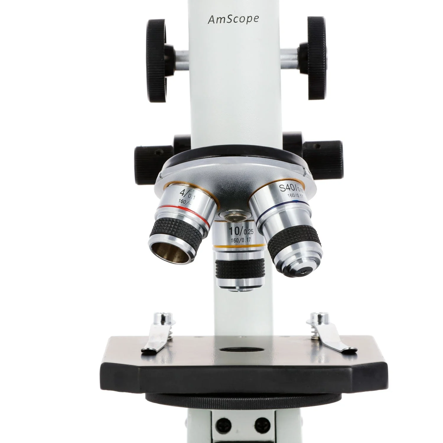 Amscope M60C-ABS-PS100-WM Monocular Compound Microscope for Kids – 40X–1000X Mirror Reflected Nature Light Illumination STEM Education Microscopes, Student Lab Microscopes, Biological Science Microscopes - Image 6