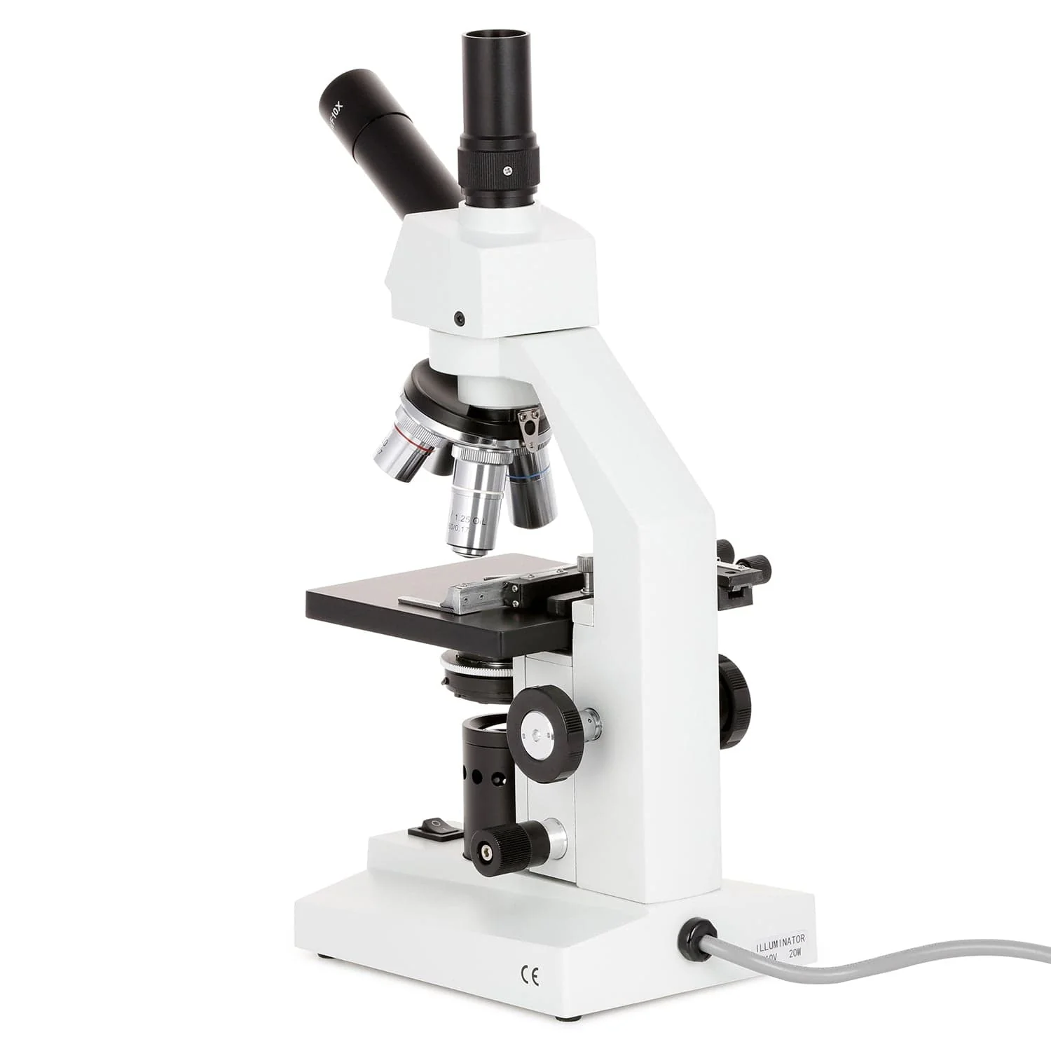 40X-1000X Dual-View Compound Microscope with Mechanical Stage - Image 2
