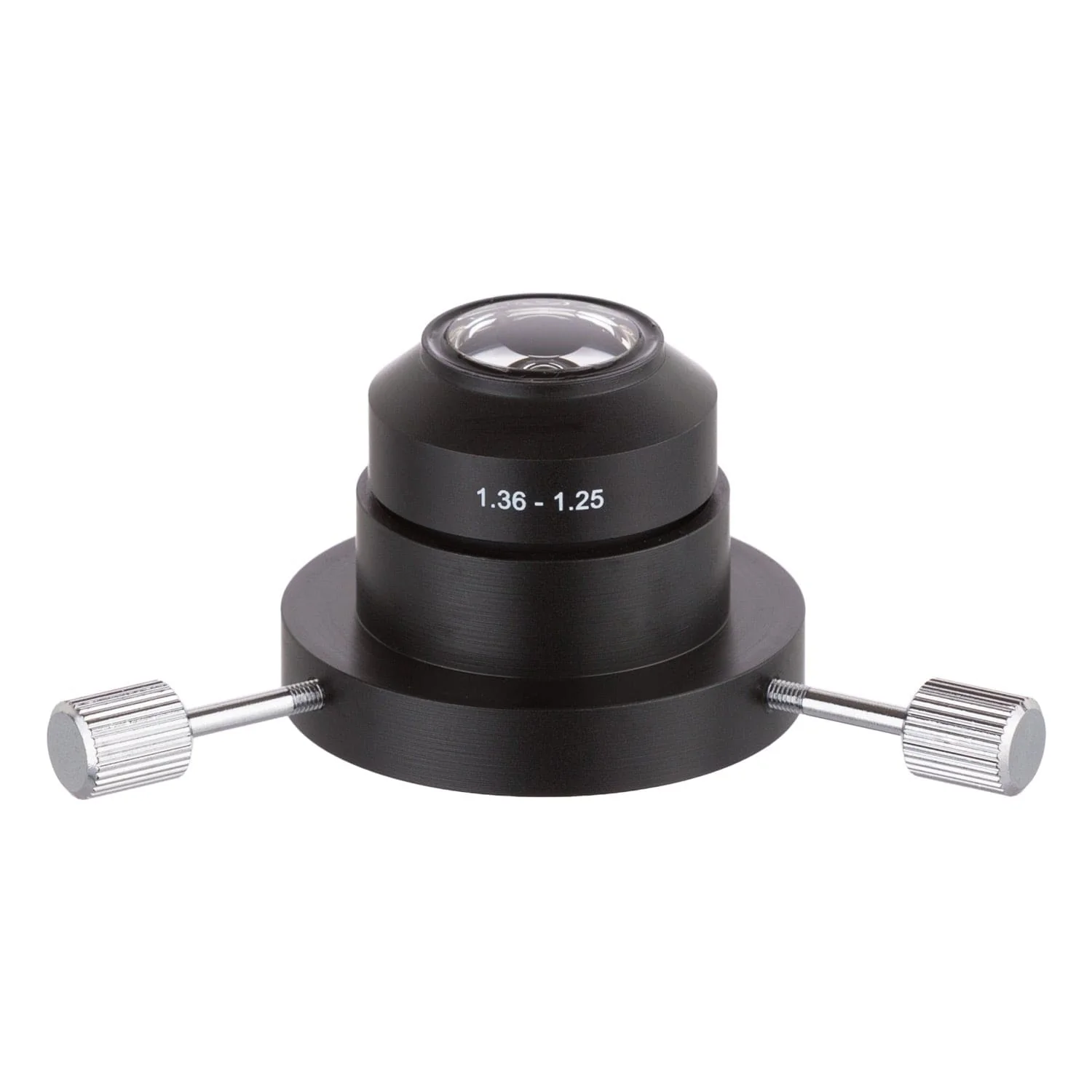AmScope Dry & Oil Darkfield Condenser & Plan Iris Objective Set for Compound Microscopes - Image 2