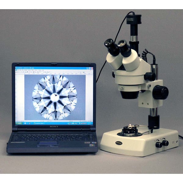 AmScope Darkfield Condenser with Iris for Stereo Microscopes - Image 3