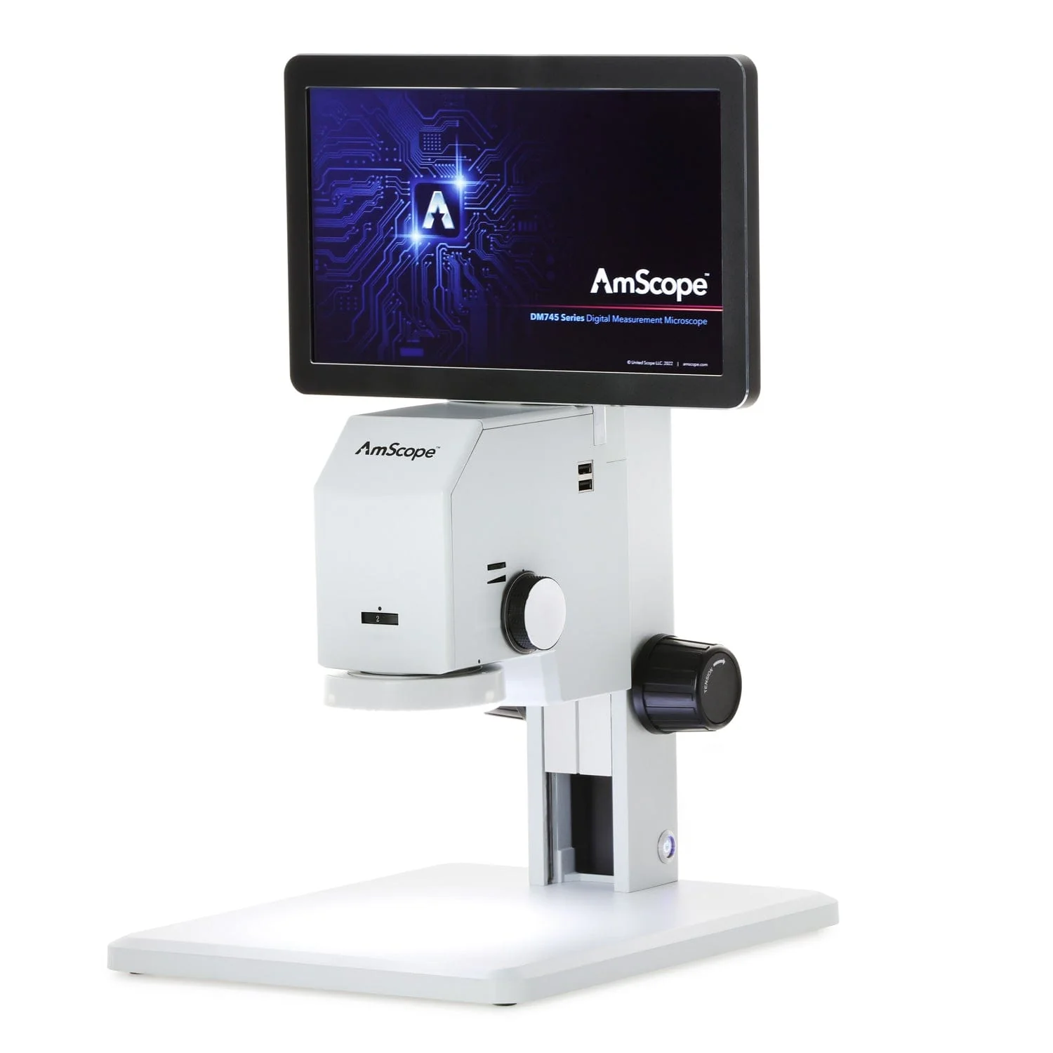 AmScope DM745 Series 2.0MP Digital Microscope for Industrial Inspection with 0.7X-4.5X Magnification and 11.6" HD Screen - Image 7