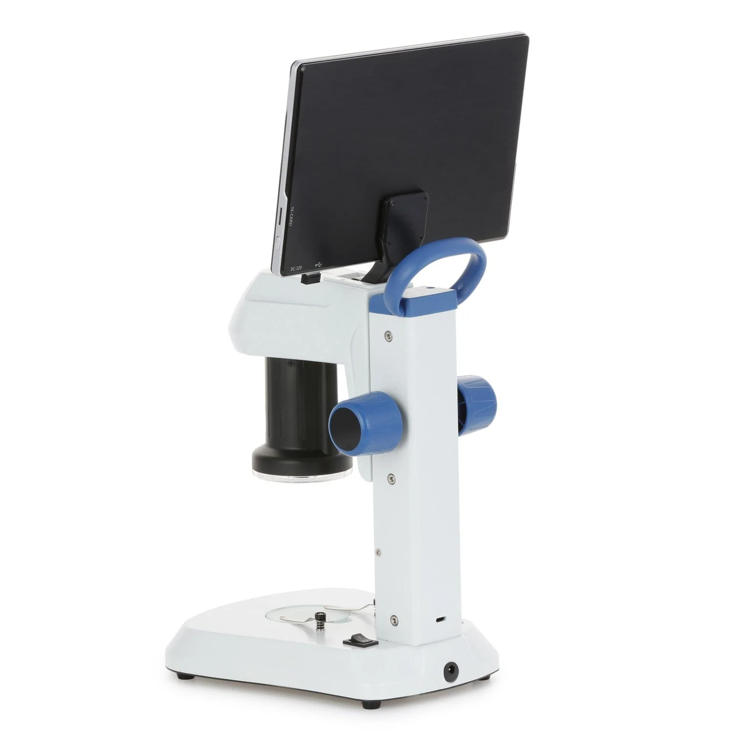 AmScope DM745 Series Digital Microscope for Industrial Inspection with 0.7X-4.5X Magnification Zoom on Track Stand with 9" Screen - Image 7