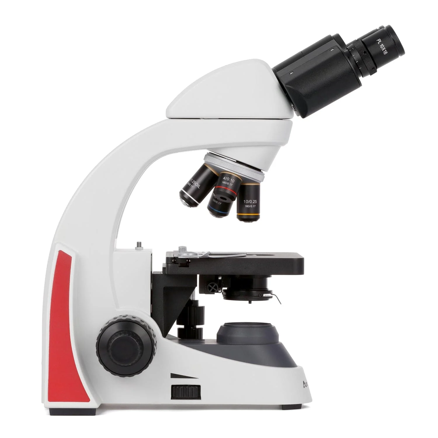 AmScope EduPro EDU550 Series Binocular Compound Microscope with 2-layer mechanical stage and 3W LED illumination - Image 4