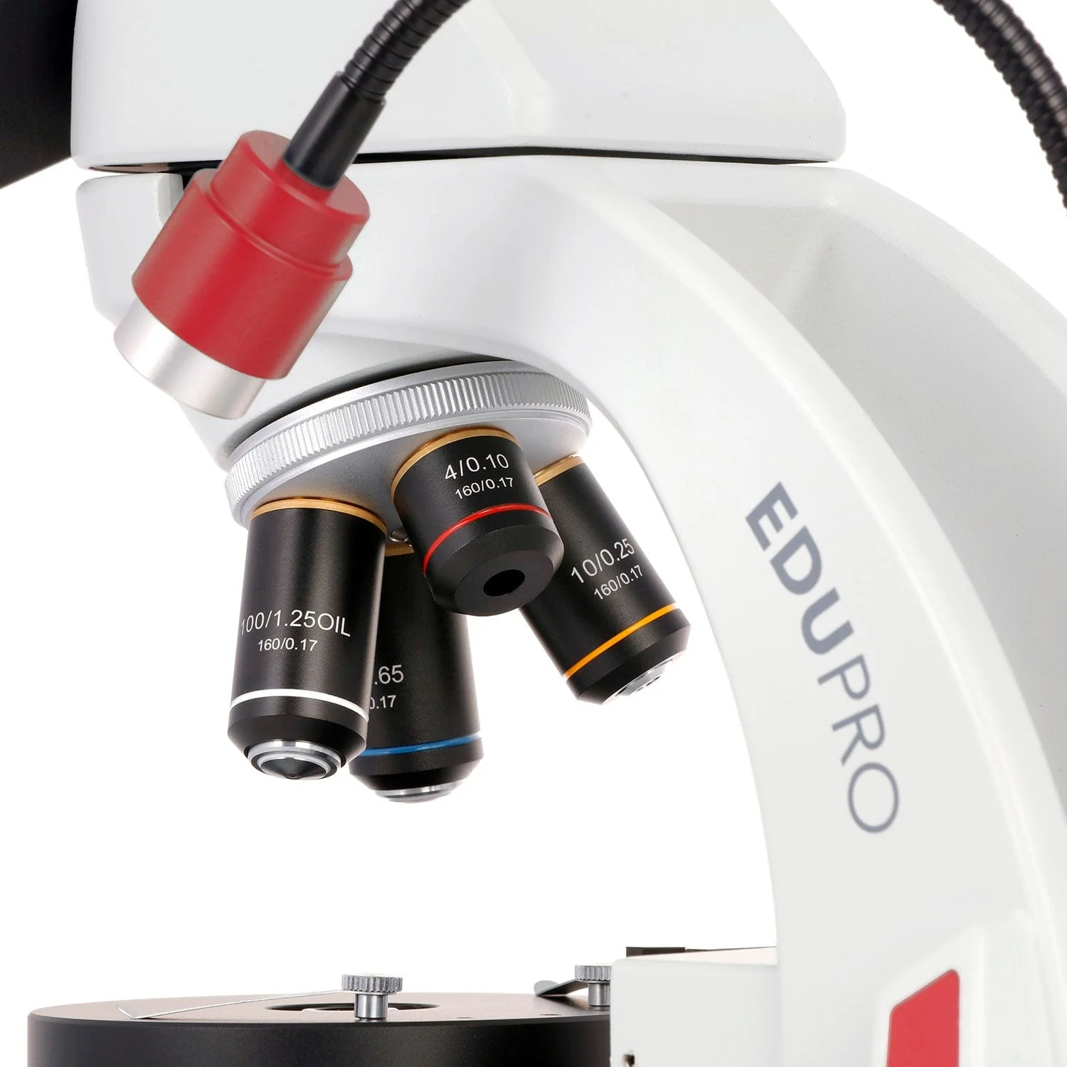 AmScope EduPro EDU55 Series Binocular Multi-purpose Microscope with 3W LED illumination - Image 7