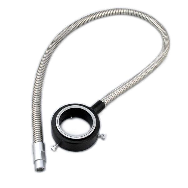 AmScope Fiber Optic Ring Light Attachment For Microscope Illuminator