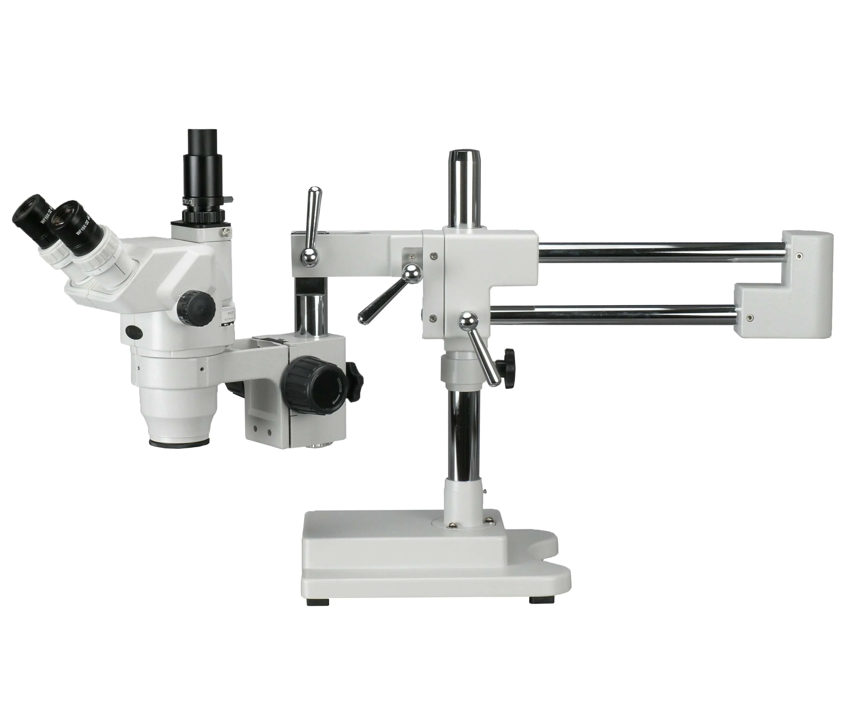 AmScope Stereo Microscope Focus Block with 76mm Collar, 32mm Tube Mount, Lamp Slot - Image 4