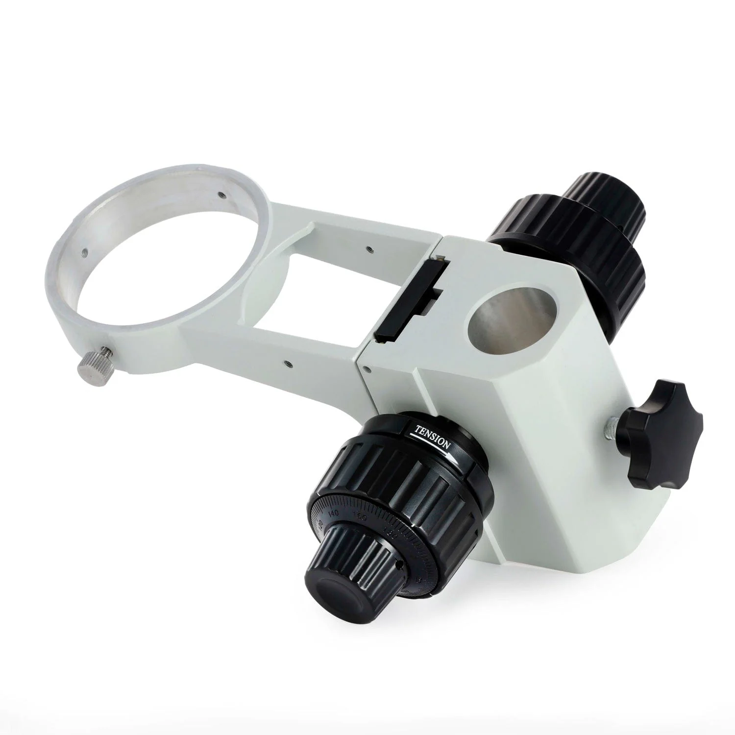 AmScope Stereo Microscope Focusing Block with Coarse and Fine Focus, 76mm Collar, 32mm Tube Mount - Image 2