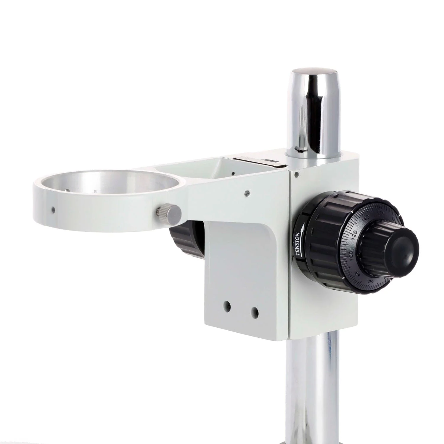 AmScope Stereo Microscope Focusing Block with Coarse and Fine Focus, 76mm Collar, 32mm Tube Mount - Image 4