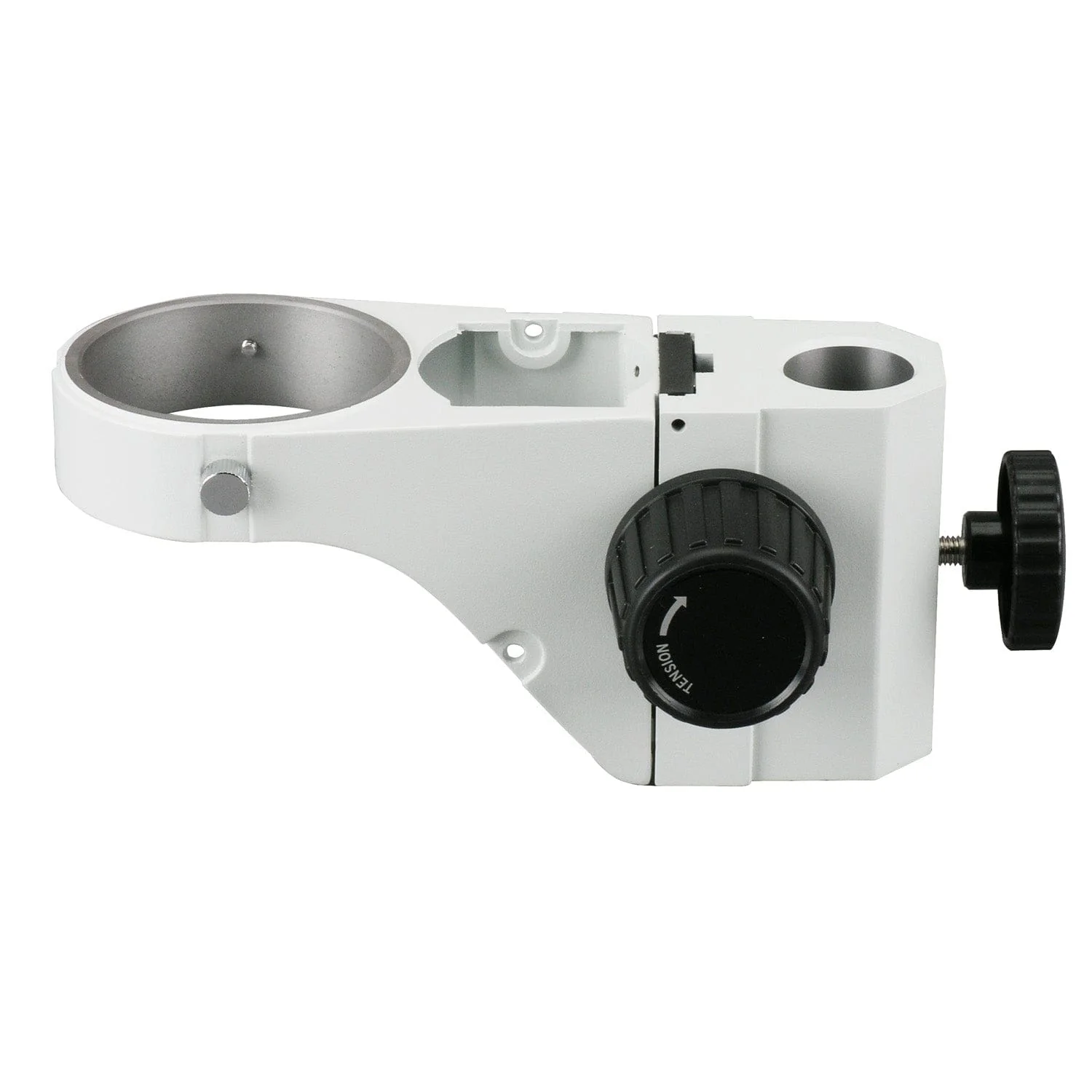 AmScope Stereo Microscope Focus Block with 76mm Collar, 32mm Tube Mount, Low-position Lamp Slot