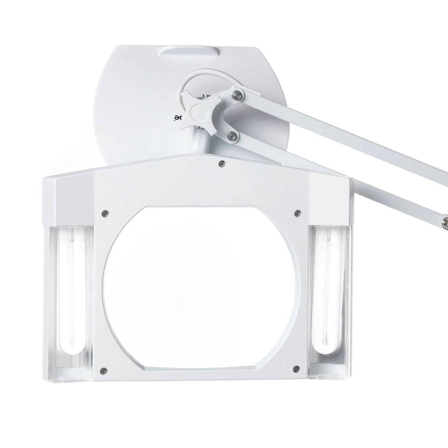 AmScope Heavy-duty 1.75X Magnification Large Rectangular Glass Magnifying Lamp with Adjustable Arm and Desk Clamp - Image 2