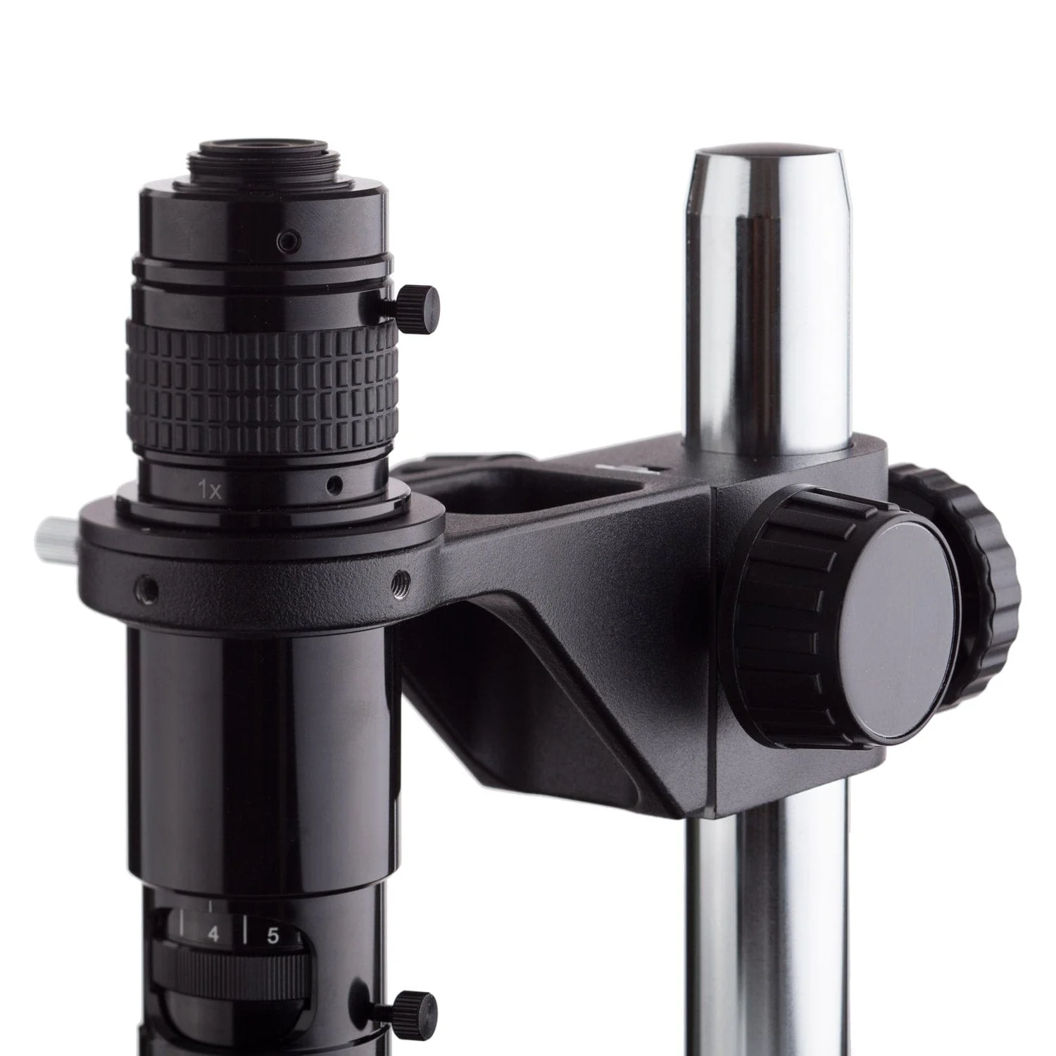 AmScope H1000 Series Wide-zoom Inspection Monocular Stereo Microscope 0.83X-10X Magnification on Pillar Stand - Image 4
