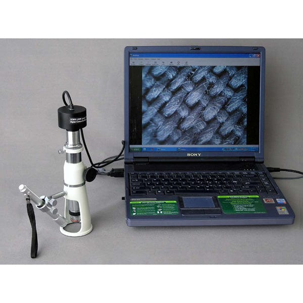 AmScope H250 Series Measuring Monocular Stereo Microscope 20X & 50X Magnification with 8MP Digital Camera - Image 6