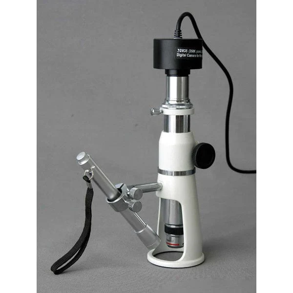 AmScope H2510 Series Measuring Shop Monocular Stereo Microscope 20X-50X-100X Magnification with 5MP Camera - Image 4