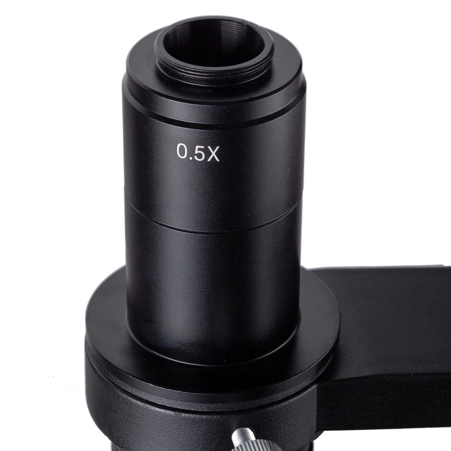 AmScope H600 Series Zoom-magnification Industrial Inspection Monocular Stero Microscope 0.7X-4.5X Magnification on Pillar Stand with C-mount - Image 3