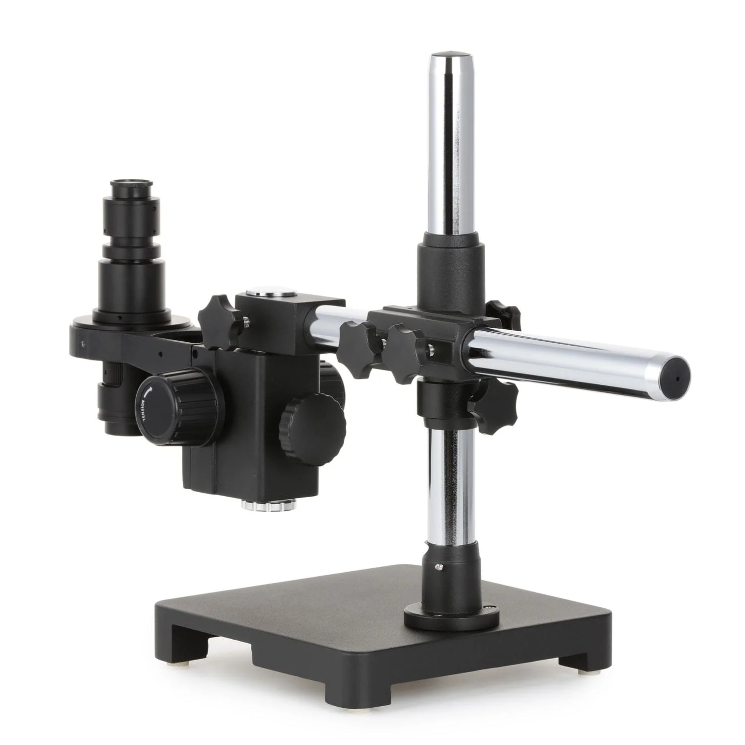 AmScope H800 Series Zoom Inspection Monocular Stereo Microscope 0.7X-5X Magnification on Single-Arm Boom-Stand - Image 4