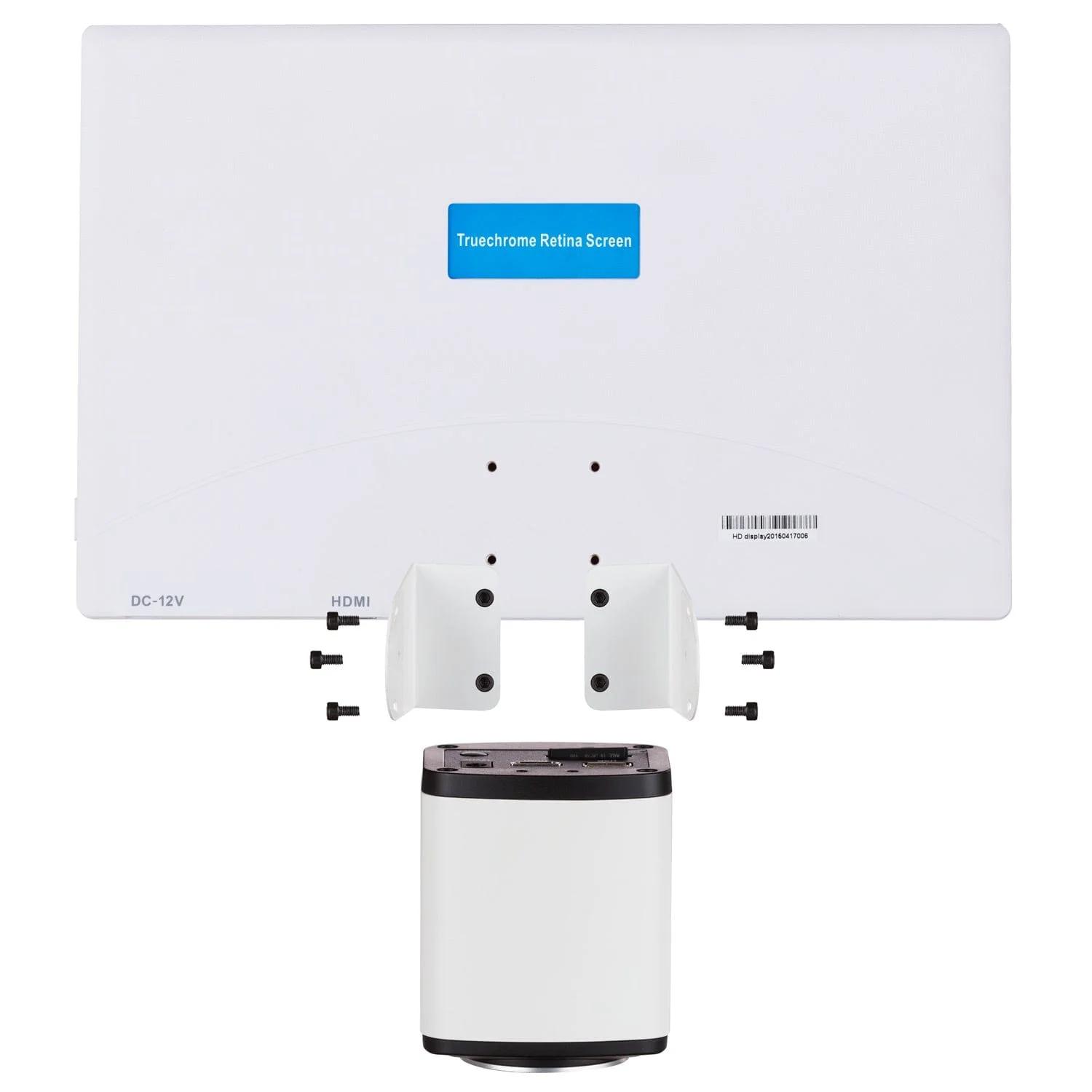AmScope HD Series 1080p 15fps 5.0MP HDMI Color CMOS C-mount Microscope Camera with Monitor for Stand-alone and PC Imaging - Image 2