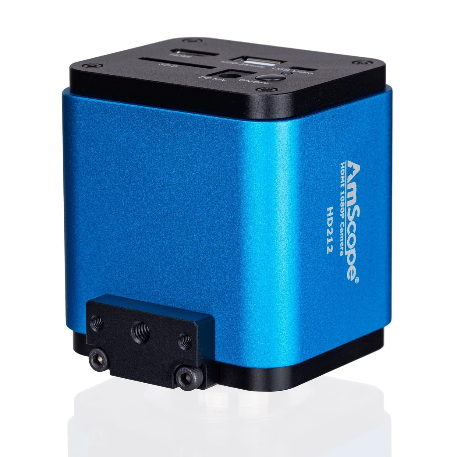 AmScope HD Series 1080p 60fps 2.0MP HDMI High-sensitivity Color CMOS C-mount Microscope Camera for Stand-alone and PC Imaging