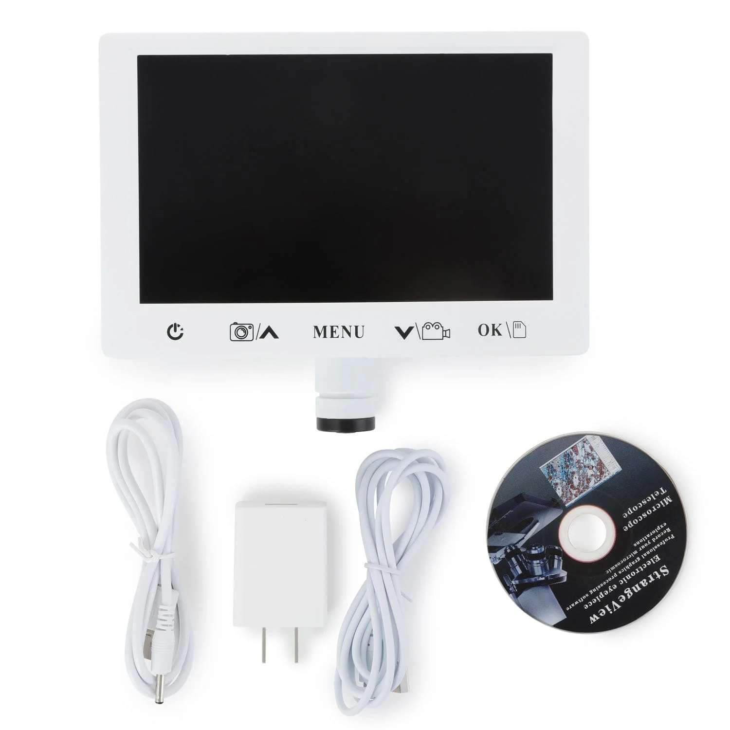 AmScope HD Series 6.8" Screen with Built-In Camera for Microscopes - Image 4