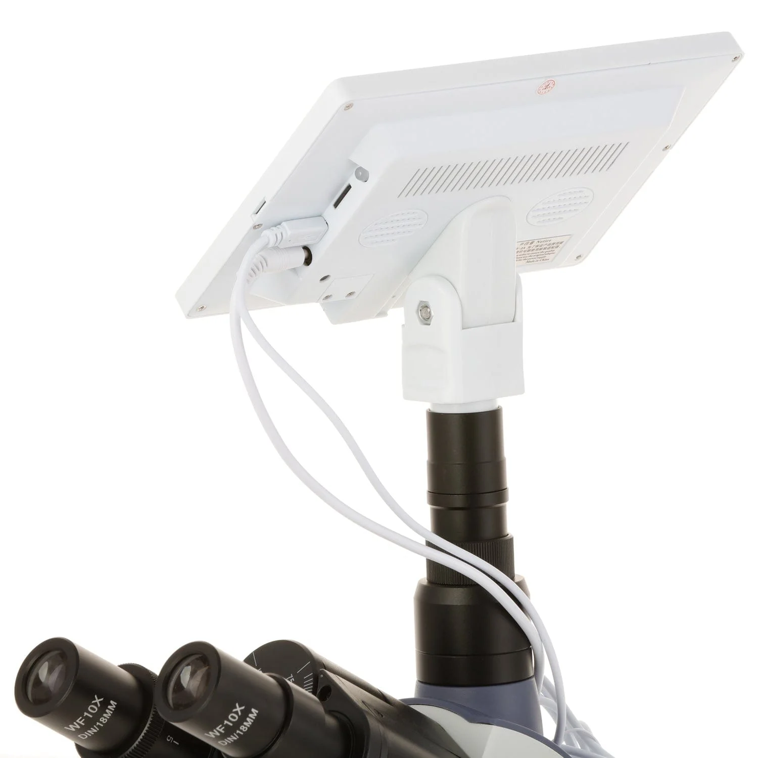 AmScope HD Series 6.8" Screen with Built-In Camera for Microscopes - Image 5
