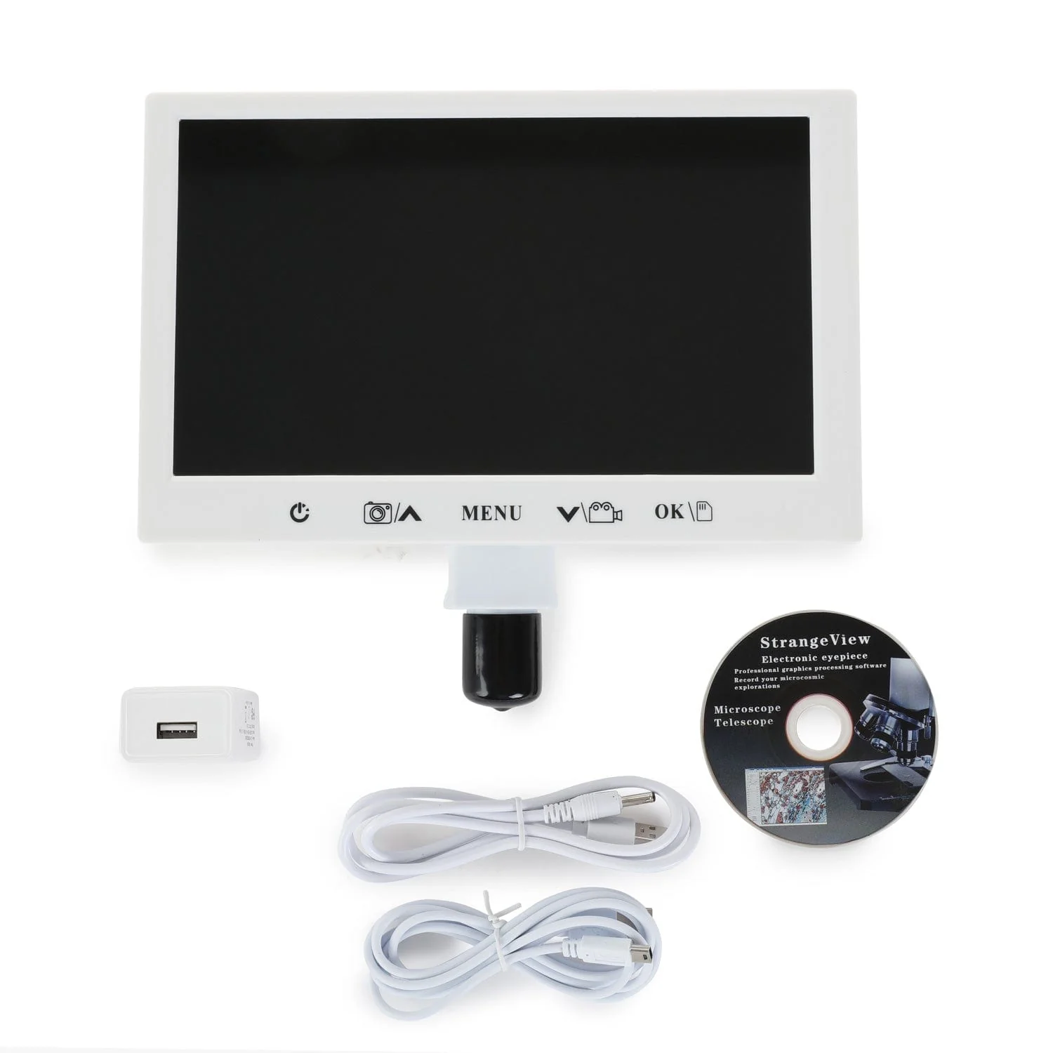 AmScope HD Series 9" Screen with Built-In Camera for Microscopes - Image 4