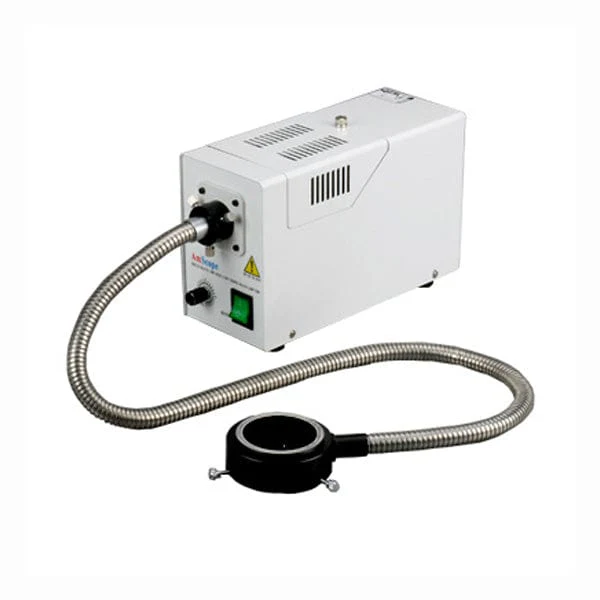 AmScope 150W Fiber Optic Microscope Ring Illuminator 220V Version