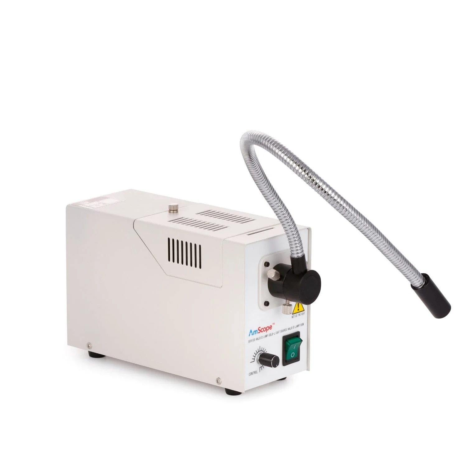 AmScope 150W Fiber Optic Single Gooseneck Microscope Illuminator for Stereo Microscopes - Image 4
