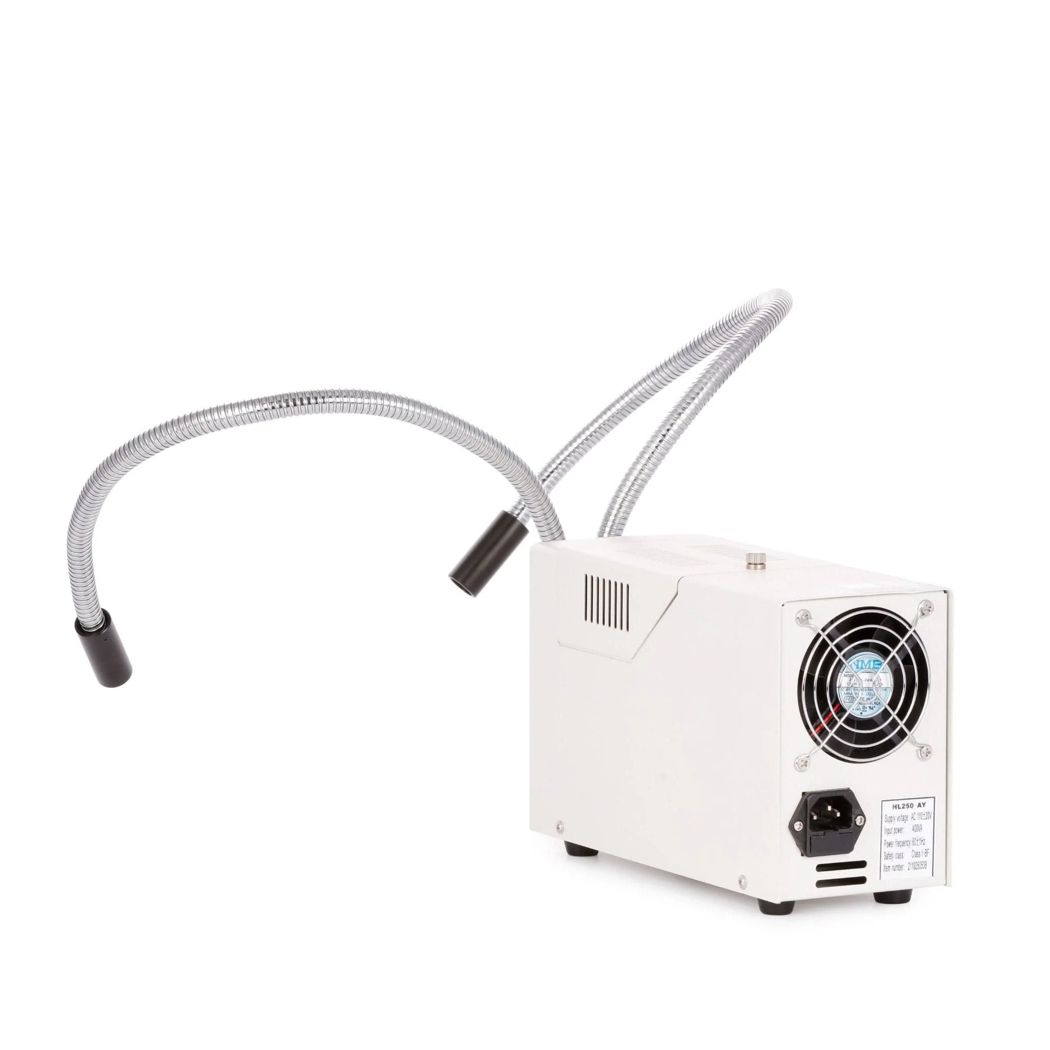 AmScope 150W Fiber Optic Dual Gooseneck Microscope Illuminator - Image 4