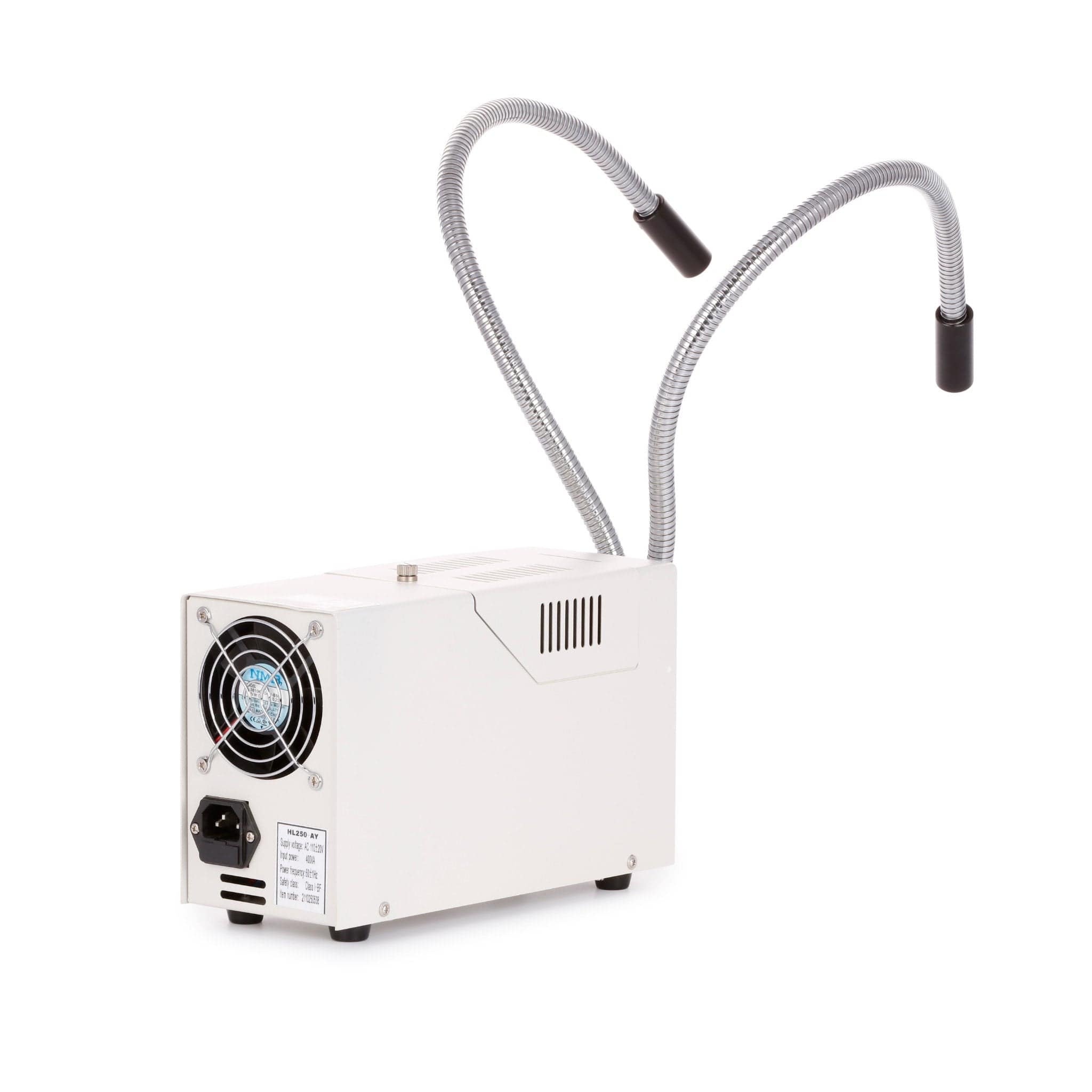 AmScope 150W Fiber Optic Dual Gooseneck Microscope Illuminator - Image 5