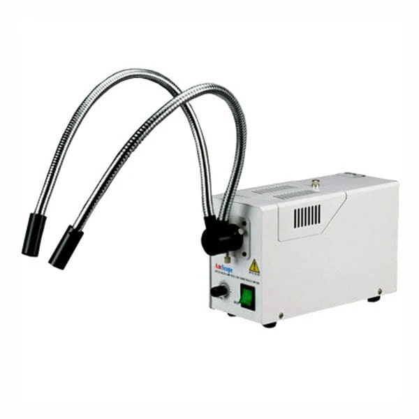 AmScope 150W Fiber Optic Dual Gooseneck Microscope Illuminator - Image 7