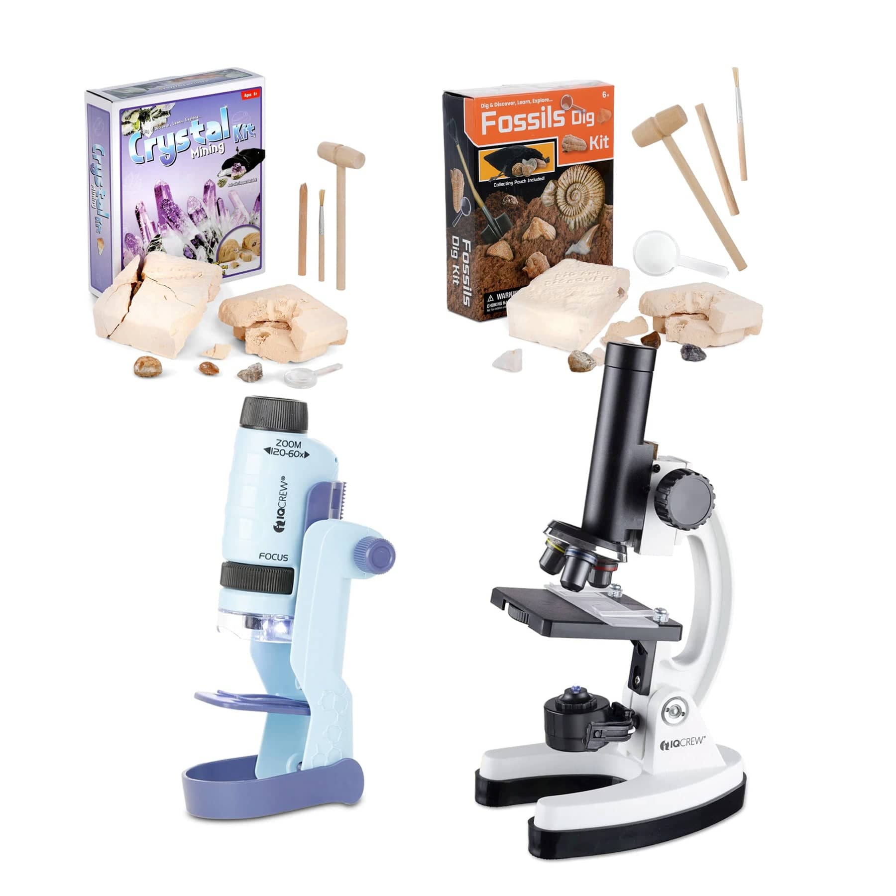 Holiday Special STEM Science Explorer Bundle for Kids – Microscope Lab & Hands-On Experiment Kits - Image 3