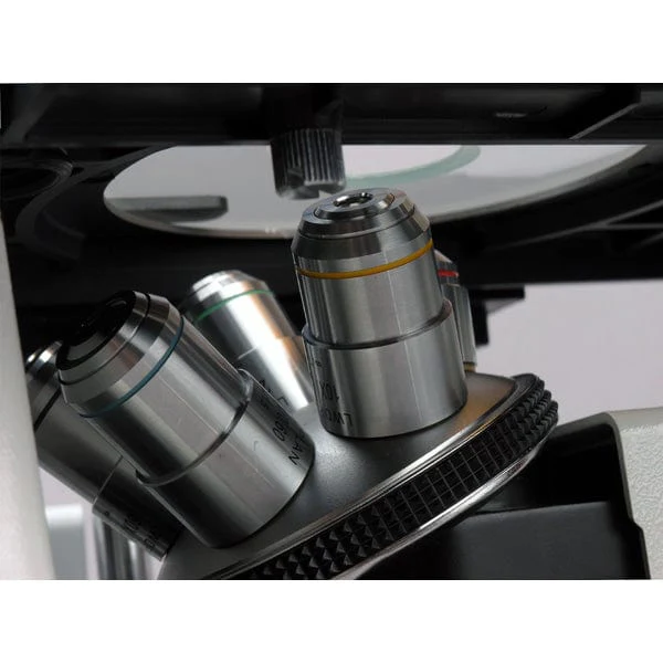 AmScope IN480 Series Inverted Infinity-corrected Phase-contrast Fluorescence Trinocular Compound Microscope 40X-900X Magnification with Koehler Illumination and 5MP CCD Camera - Image 6
