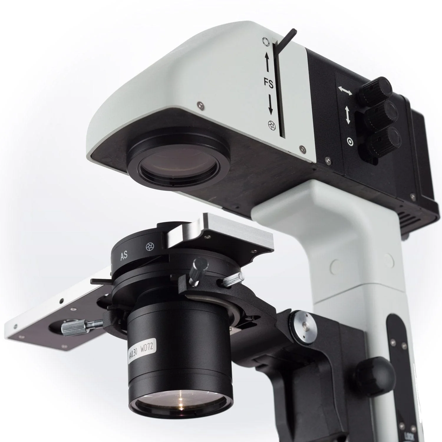 AmScope IN480 Series Inverted Infinity-corrected Phase-contrast Trinocular Compound Microscope 40X-1500X Magnification with Koehler Illumination and 11.6" 60fps Real-time Imaging system - Image 4