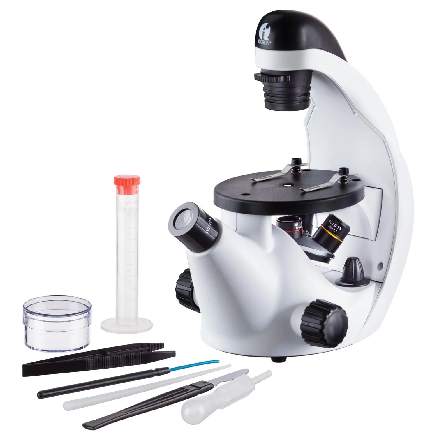 Amscope IN50 Monocular Compound Microscope for Kids STEM Education Microscopes, Student Lab Microscopes, Biological Science Microscopes
