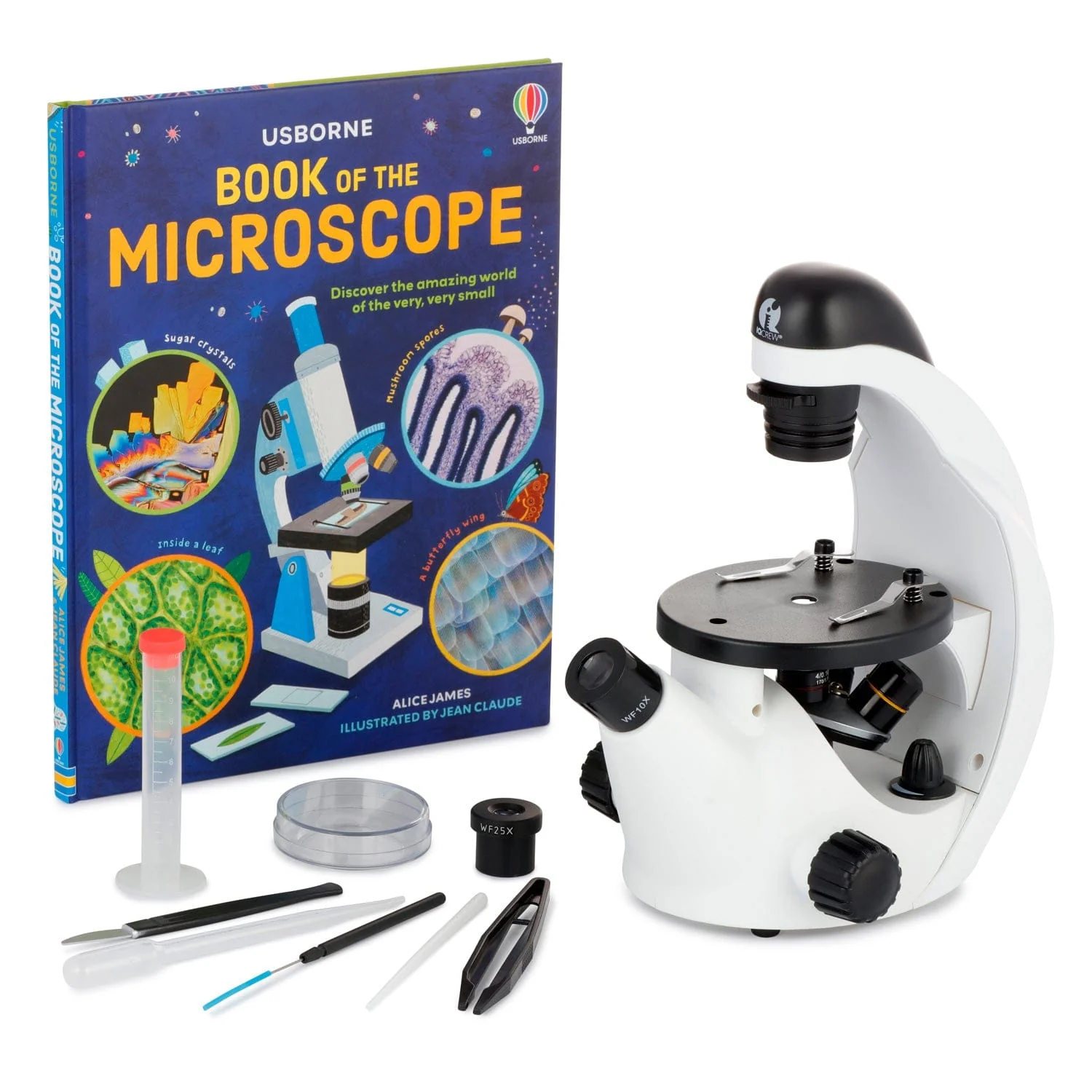 Amscope IN50C-WM Monocular Compound Microscope for Kids STEM Education Microscopes, Student Lab Microscopes, Biological Science Microscopes
