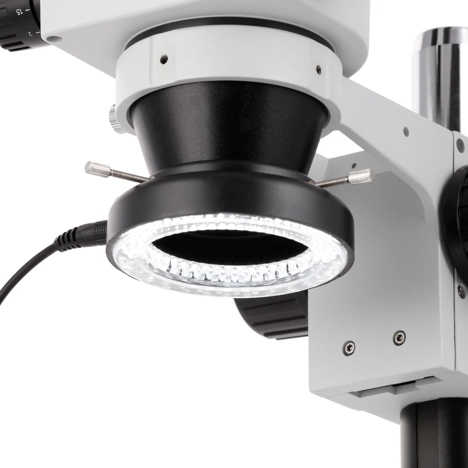 AmScope 144-LED Microscope Ring Light with Adapter - Image 3
