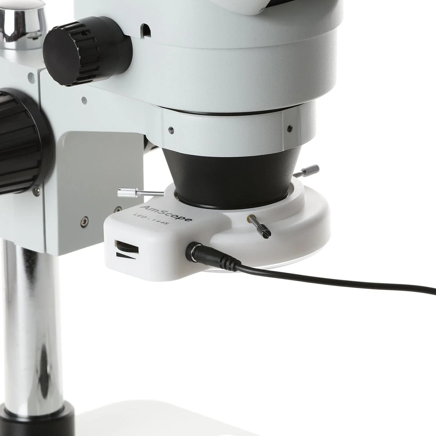 AmScope 144 LED Adjustable Compact Microscope Ring Light + Adapter - Image 4