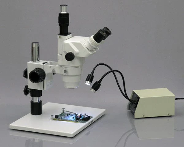 AmScope 14-LED Microscope Dual Gooseneck Lights - Image 4