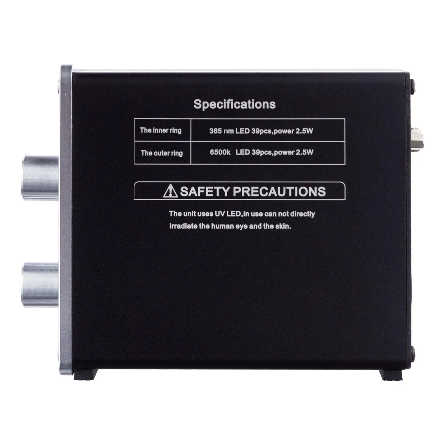 AmScope Dual Channel White Ultraviolet LED Ring Light Illuminator - Image 3