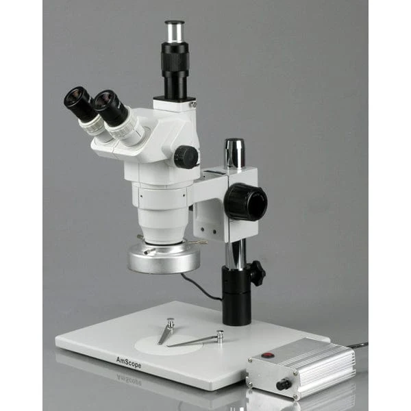 AmScope 60 LED Solid Metal Microscope Ring Light with Heavy-Duty Control Box - Image 4