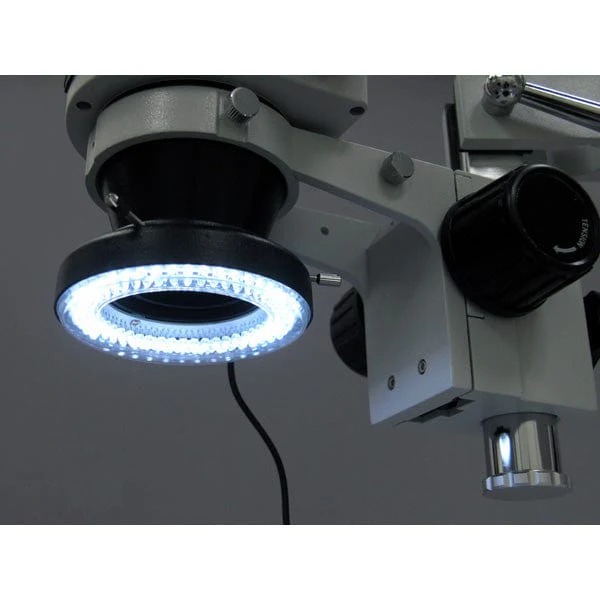 AmScope 64 LED Lighting-Direction-Adjustable Microscope Ring Light + Adapter - Image 2