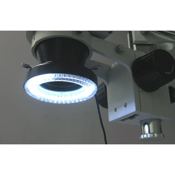 AmScope 64 LED Lighting-Direction-Adjustable Microscope Ring Light + Adapter - Image 3