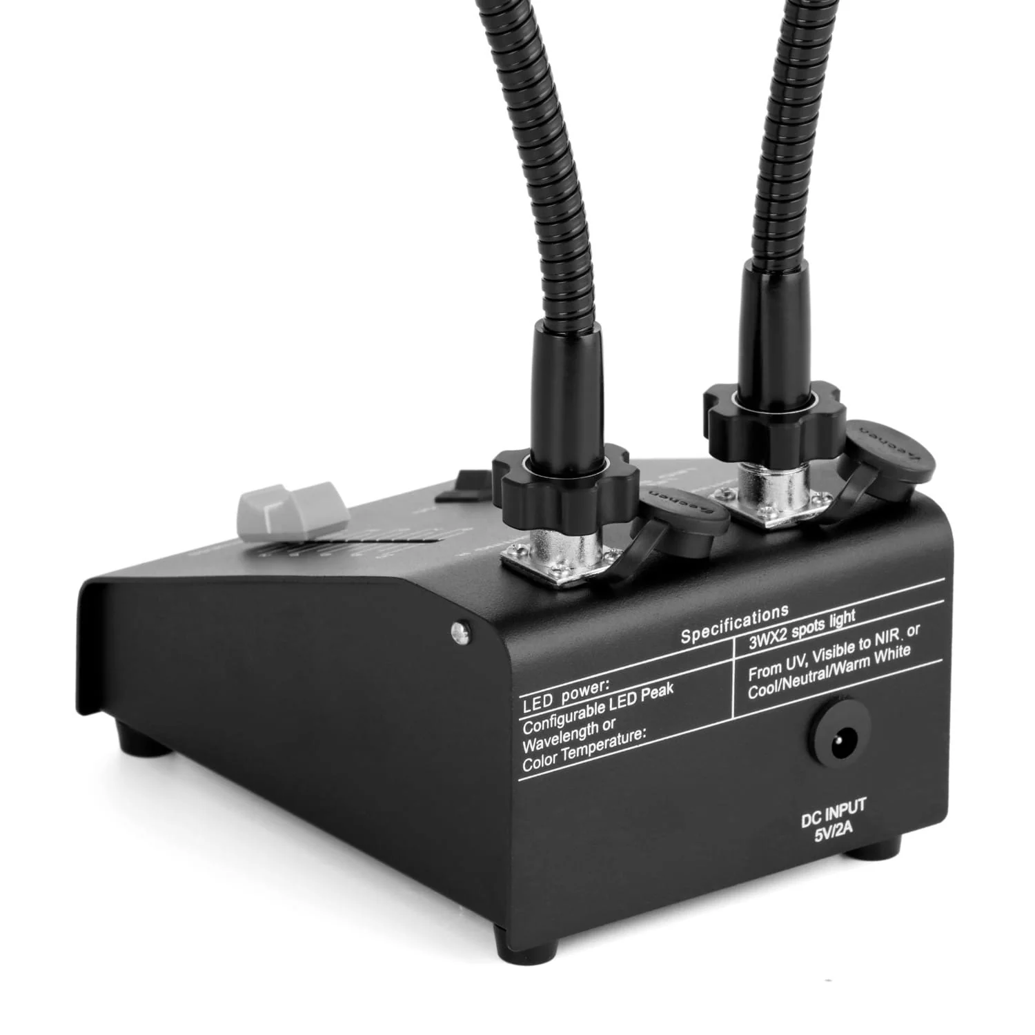 AmScope Powerful 6 Watt LED Dual Gooseneck Illuminator - Image 8