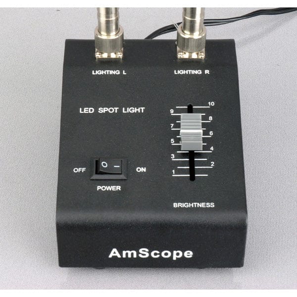 AmScope Powerful 6 Watt LED Dual Gooseneck UV-395 Light Illuminator - Image 2