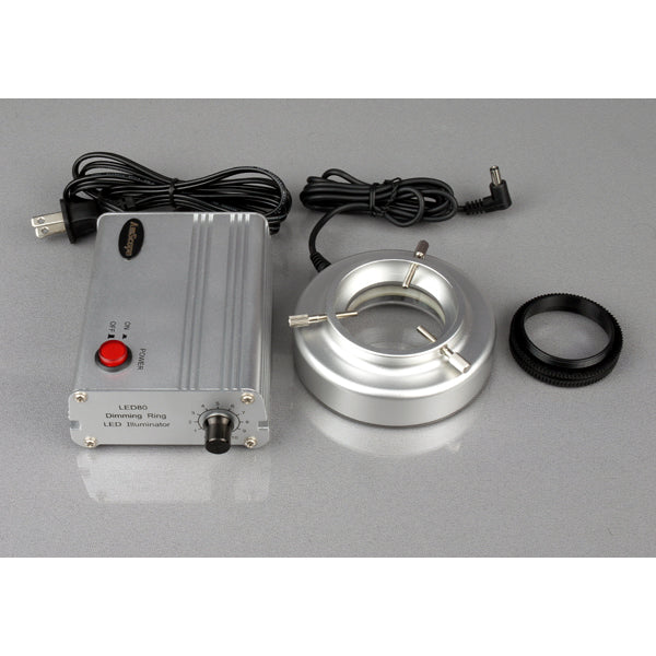 AmScope 80-LED Heavy-Duty Microscope Ring Light - Image 2