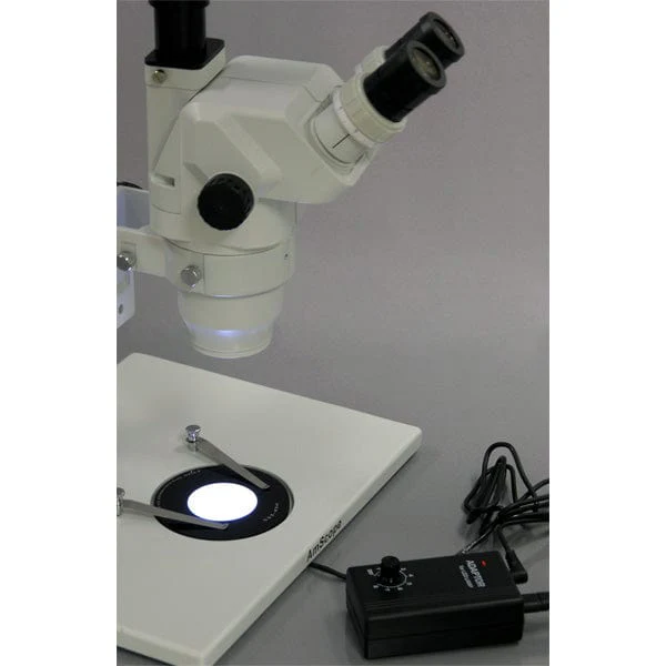 AmScope 3-3/4 Inch LED Round Plate For Microscopes - Image 3