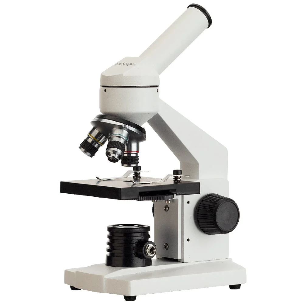 Amscope M102C-PB10 Monocular Compound Microscope for Kids – 40X–1000X LED Illumination STEM Education Microscopes, Student Lab Microscopes, Biological Science Microscopes - Image 6