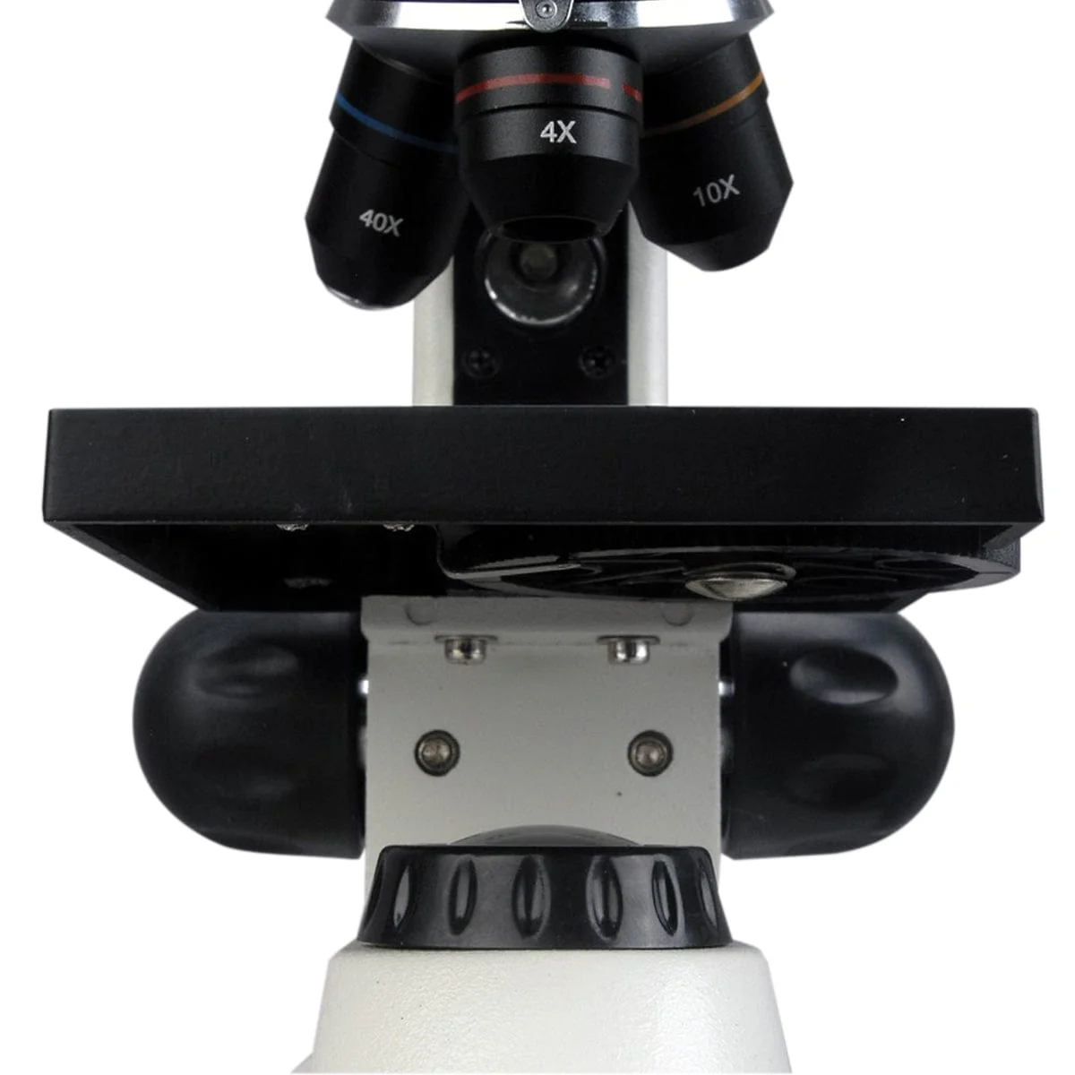 AmScope M120 Series Student Monocular Compound Microscope 40X-800X Magnification with Dual Light, Batteries and Slide Set - Image 3